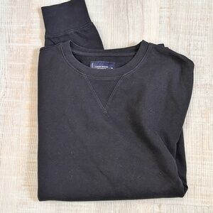 NWT Lucky Brand Sweatshirt Mens XXL Black Pullover Long Sleeve